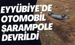 Eyyübiye’de Otomobil Şarampole Devrildi: 4 Yaralı