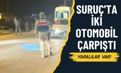 Suruç'ta İki Otomobilin Çarpıştığı Kazada 3 Kişi Yaralandı