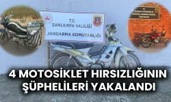 Şanlıurfa’da 4 Motosiklet Hırsızlığının Şüphelileri Yakalandı