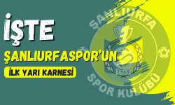 Ligde İlk Yarı Tamamlandı! İşte Şanlıurfaspor'un Karnesi