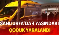 Şanlıurfa’da 4 Yaşındaki Çocuk Yaralandı