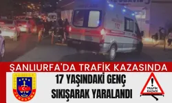 Ceylanpınar İlçesinde 17 Yaşındaki Genç Sıkışarak Yaralandı