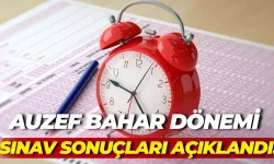 AUZEF Bahar Dönemi Final Sınav Sonuçları Açıklandı!