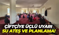 Şanlıurfa’da Çiftçiye Üçlü Uyarı: Su, Ateş Ve Planlama!