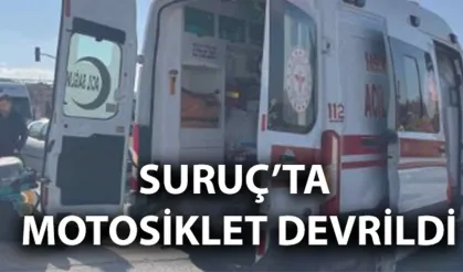 Suruç’ta Motosiklet Kazası: 21 Yaşındaki Sürücü Yaralandı