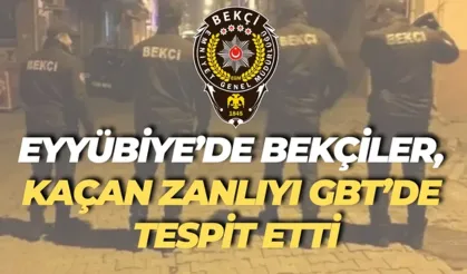 Eyyübiye’de Çarşı ve Mahalle Bekçileri Suçluyu Yakaladı