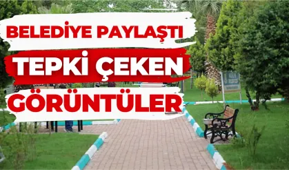 Şanlıurfa Haliliye'deki Parkta İstenmeyen Görüntüler