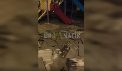 Şanlıurfa Suruç’ta Çocuk Parkında Şok Görüntüler