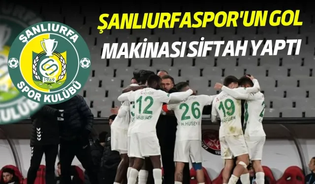 Şanlıurfaspor'un Gol Makinası Siftah Yaptı