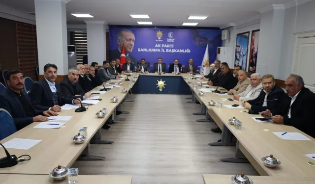 Şanlıurfa'da AK Partinin Önemli İsimleri Bir Araya Geldi