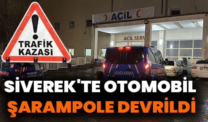 Siverek'te Otomobil Şarampole Devrildi: Yaralılar Var!