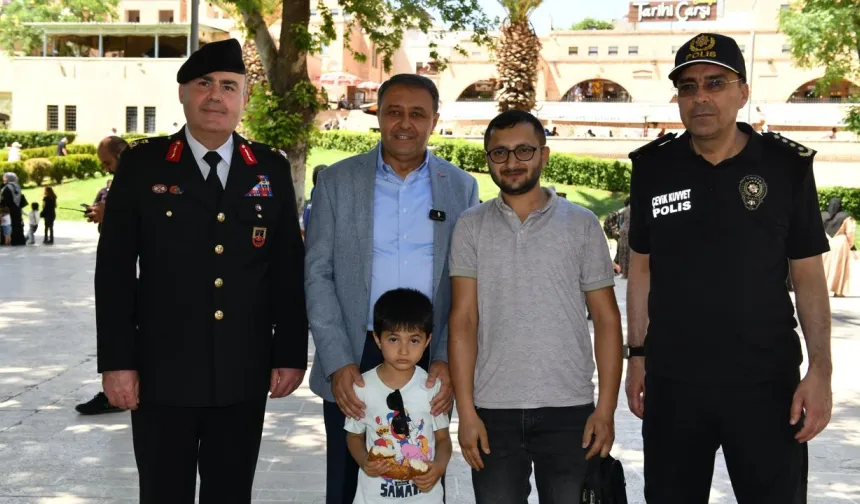 Vali Şıldak, Tuğgeneral Avkıran ve Müdür Aksoy Balıklıgöl’de İncelemelerde Bulundu