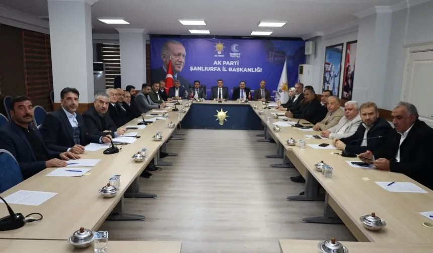 Şanlıurfa'da AK Partinin Önemli İsimleri Bir Araya Geldi
